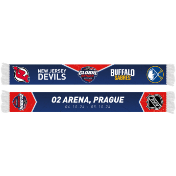 NHL produkty zimní šála NHL Global Series 2024 Czechia Buffalo Sabres vs New Jersey Devils Friendship Printed