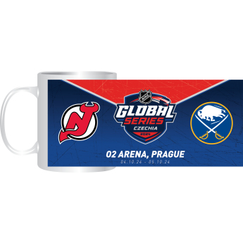 NHL produkty hrníček NHL Global Series 2024 Czechia Buffalo Sabres vs New Jersey Devils Friendship