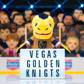 NHL produkty pánská mikina s kapucí Vegas Golden Knights Chance #1 Plush Figure (Gold Jersey)