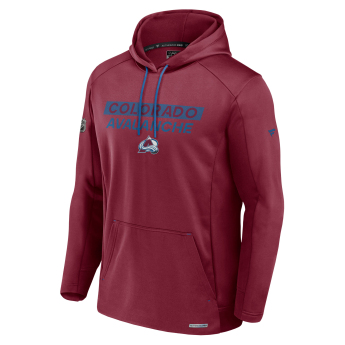 Colorado Avalanche pánská mikina s kapucí AP Rink Poly Fleece Pullover Hood