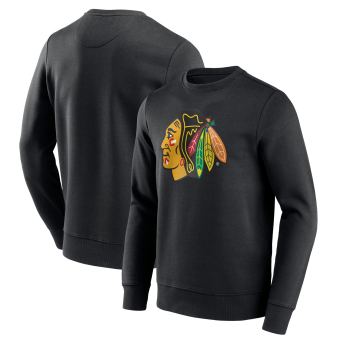 Chicago Blackhawks pánská mikina Primary Logo Graphic Crew Sweatshirt - VALUE