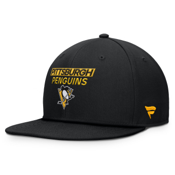 Pittsburgh Penguins čepice flat kšiltovka AP Rink Prime Structured Mid Crown Adj. Squarevisor Snapback