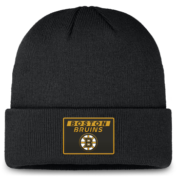 Boston Bruins zimní čepice Authentic Pro Rink Prime Cuffed Beanie