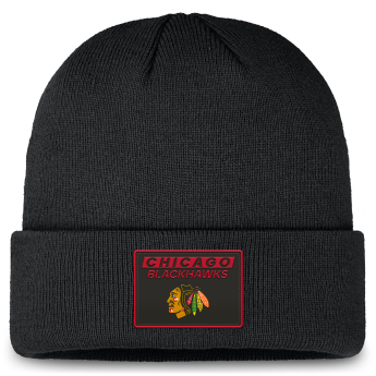 Chicago Blackhawks zimní čepice Authentic Pro Rink Prime Cuffed Beanie