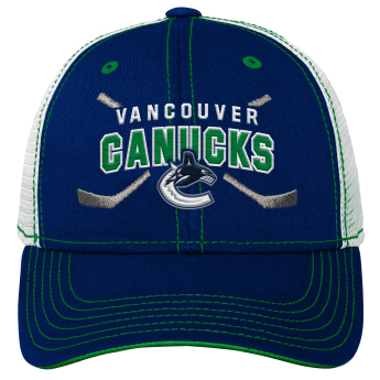 Vancouver Canucks dětská čepice baseballová kšiltovka Lockup Meshback Adjustable