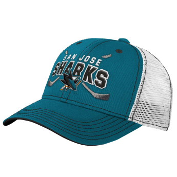 San Jose Sharks dětská čepice baseballová kšiltovka Lockup Meshback Adjustable