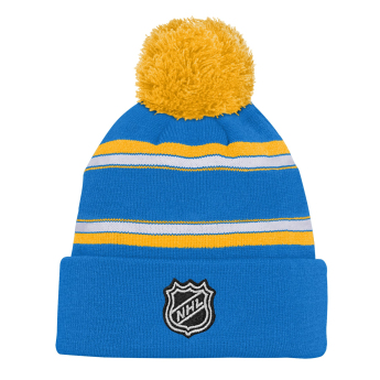 St. Louis Blues dětská zimní čepice 3Rd Jersey Jacquard Cuff Pom