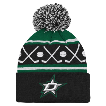 Dallas Stars dětská zimní čepice Face-Off Cuff Pom