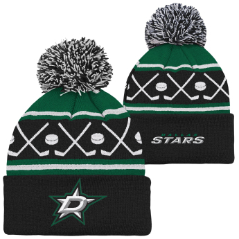 Dallas Stars dětská zimní čepice Face-Off Cuff Pom