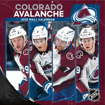 Colorado Avalanche kalendář 2025 Wall Calendar