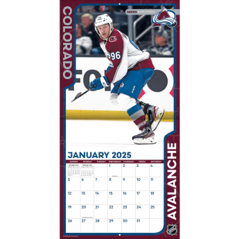 Colorado Avalanche kalendář 2025 Wall Calendar