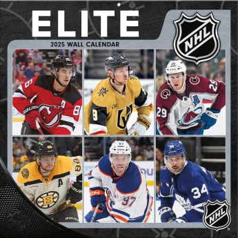 NHL produkty kalendář Elite 2025 Wall Calendar