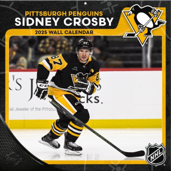 Pittsburgh Penguins kalendář Sidney Crosby #87 2025 Wall Calendar