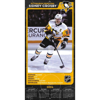 Pittsburgh Penguins kalendář Sidney Crosby #87 2025 Wall Calendar