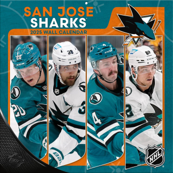 San Jose Sharks kalendář 2025 Wall Calendar