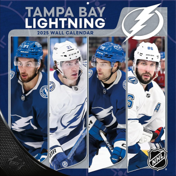 Tampa Bay Lightning kalendář 2025 Wall Calendar