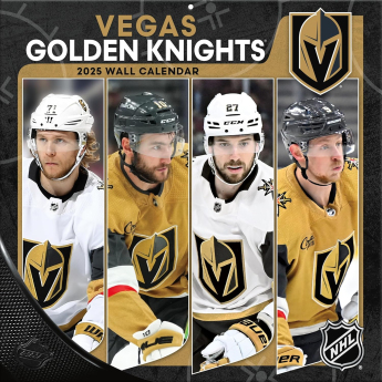 Vegas Golden Knights kalendář 2025 Wall Calendar