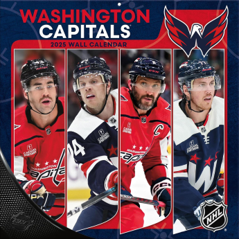 Washington Capitals kalendář 2025 Wall Calendar