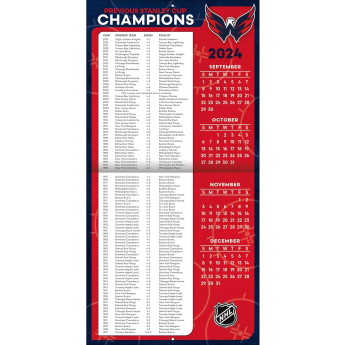 Washington Capitals kalendář 2025 Wall Calendar