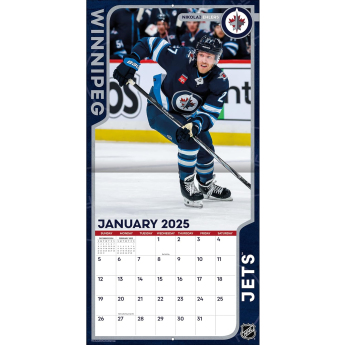 Winnipeg Jets kalendář 2025 Wall Calendar