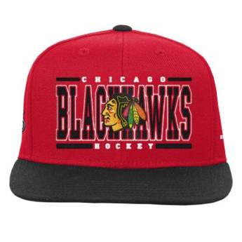 Chicago Blackhawks dětská čepice flat kšiltovka Retro Deadstock Snapback