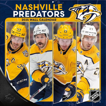 Nashville Predators kalendář 2025 Wall Calendar