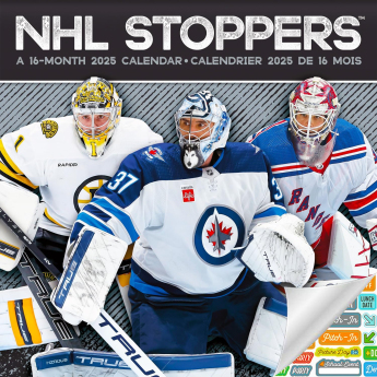 NHL produkty kalendář Stoppers 2025 Wall Calendar