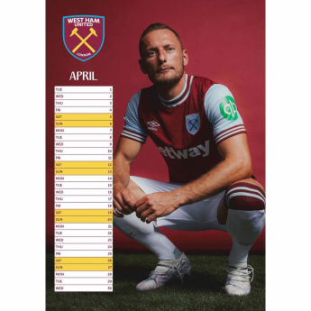 West Ham United kalendář 2025