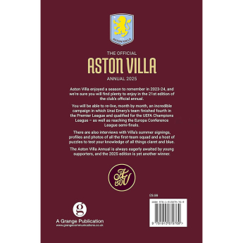 Aston Villa kniha ročenka 2025