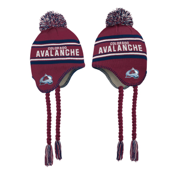 Colorado Avalanche dětská zimní čepice Jacquard Tassel Knit With Pom