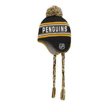 Pittsburgh Penguins dětská zimní čepice Jacquard Tassel Knit With Pom