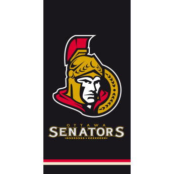 Ottawa Senators plážová osuška black