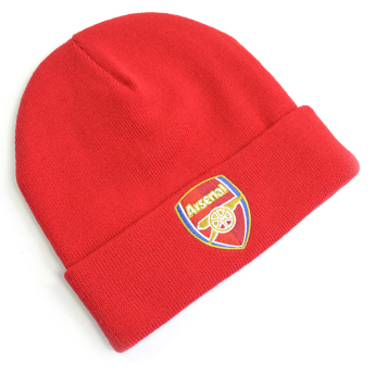 FC Arsenal zimní čepice knitted red