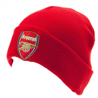 FC Arsenal zimní čepice knitted red