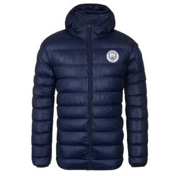 Manchester City pánská bunda s kapucí Winter navy