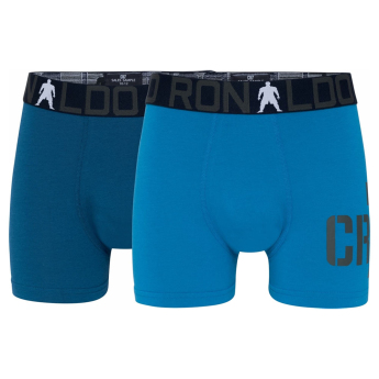 Cristiano Ronaldo dětské boxerky 2pack CR7 Bamboo blue