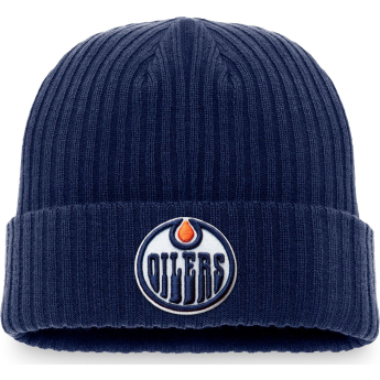 Edmonton Oilers zimní čepice Core Cuffed Knit navy