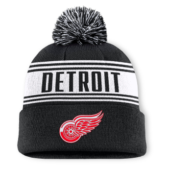 Detroit Red Wings zimní čepice A/CAP Beanie Cuff W/Pom