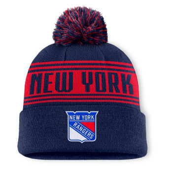 New York Rangers zimní čepice A/CAP Beanie Cuff W/Pom