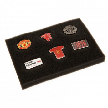 Manchester United set odznáčků 6 Piece Badge Set