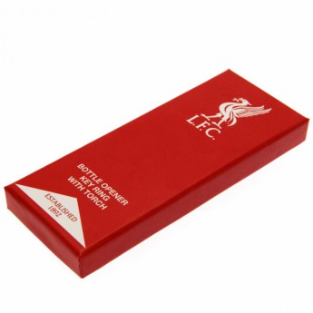 FC Liverpool přívěšek s otvírakem Key Ring Torch Bottle Opener