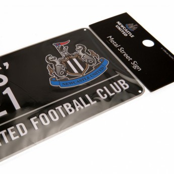 Newcastle United cedule na zeď Street Sign BK