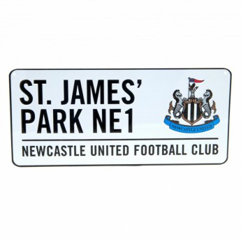 Newcastle United cedule na zeď Street Sign