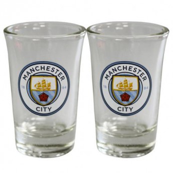 Manchester City panák štamprle 2pk Shot Glass Set